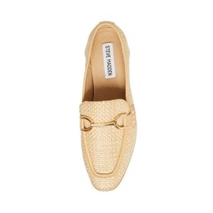 Carrine Raffia NEW WITH BOX Steve Madden Flat Size 10